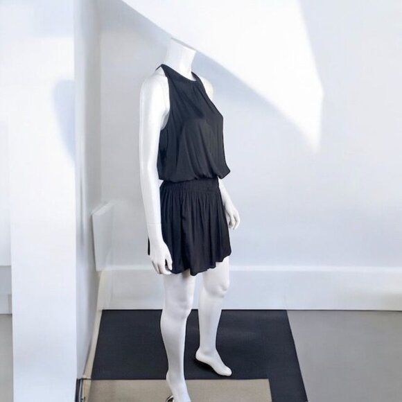 Modern Citizen Blouson Mini Dress Sleeveless Black, Size Medium - Picture 7 of 15